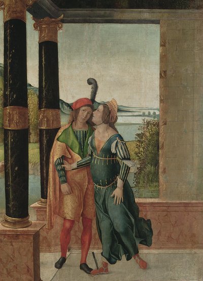 ब्रूटस और पोर्टिया, c.1500-50 द्वारा मिशेल दा वेरोना